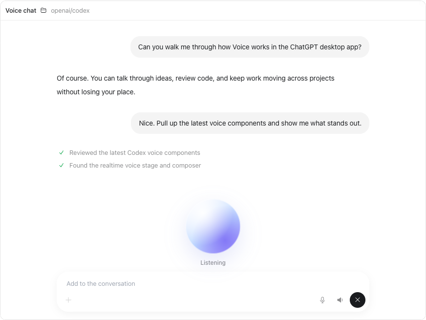Official Voice product illustration